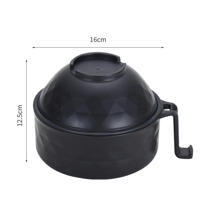Ensemble de cuiseur à bol Ramen pour micro-ondes, bol à nouilles instantanées en paille de blé avec poignées, accessoires de cuisine pour cuiseur à nouilles Ramen l'atelier des ustensiles