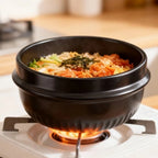 Casserole coréenne en céramique épaissie résistante à la chaleur avec plateau, pour cuisine coréenne, multi-usages, pour soupes et cuisson l'atelier des ustensiles