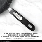 Poêle à frire antiadhésive de 11 pouces - Durable et forgée - Compatible four - Facile à nettoyer - Noir l'atelier des ustensiles