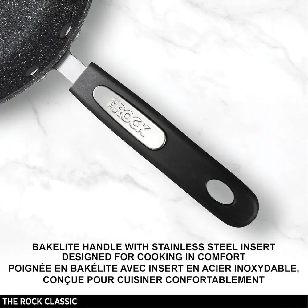Poêle à frire antiadhésive de 11 pouces - Durable et forgée - Compatible four - Facile à nettoyer - Noir l'atelier des ustensiles