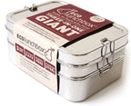 Grande boîte à bento 3 pièces en acier inoxydable – Capacité de 49 oz, lavable au lave-vaisselle, récipient à déjeuner sans plastique l'atelier des ustensiles