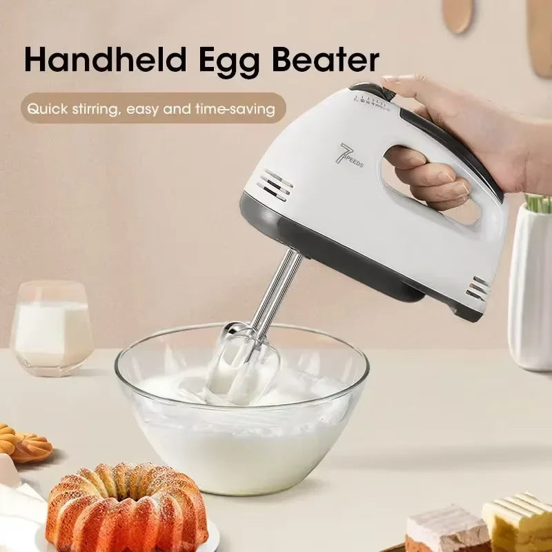 Batteur à œufs électrique portatif, mélangeur de cuisine multifonctionnel pour crème blanche, pâte, cuisson automatique à domicile, batteur à blanc d'œuf l'atelier des ustensiles