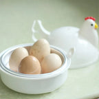 Chaudière à œufs en forme de poulet, cuiseur à vapeur, 4 œufs, 1 œuf, micro-ondes, outil de cuisine, accessoires de cuisine, nouvelle collection l'atelier des ustensiles