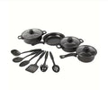 Ensemble de 13 ustensiles de cuisine antiadhésifs, casseroles et poêles compatibles avec l'induction, avec poêle à frire et ustensiles pour la cuisine à domicile ou le camping l'atelier des ustensiles