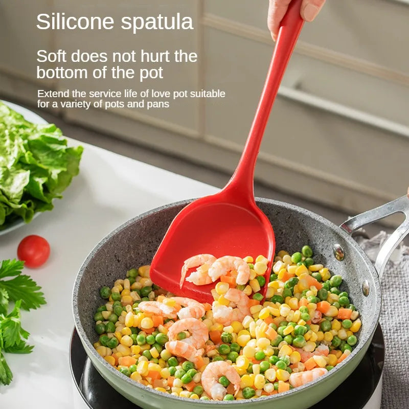 Cuisine Silicone5Non-Stick Pan haute résistance à la température Spatule Set cuillère à soupe cuillère repas Spatule l'atelier des ustensiles