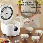 Cuiseur à riz électrique numérique intelligent multifonction 3L, Mini cuiseur à riz avec revêtement antiadhésif, Pot intérieur en céramique, séparation du riz et de la soupe l'atelier des ustensiles