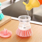 Ustensiles de lavage d'astronome avec distributeur automatique de liquide Regina, pot de lavage de cuisine, brosse à vaisselle, accessoires de livres ménagers l'atelier des ustensiles