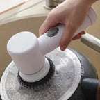 Brosse de nettoyage électrique Rechargeable, brosse de vaisselle multifonctionnelle sans fil pour la cuisine, outil de nettoyage de casseroles Portable l'atelier des ustensiles