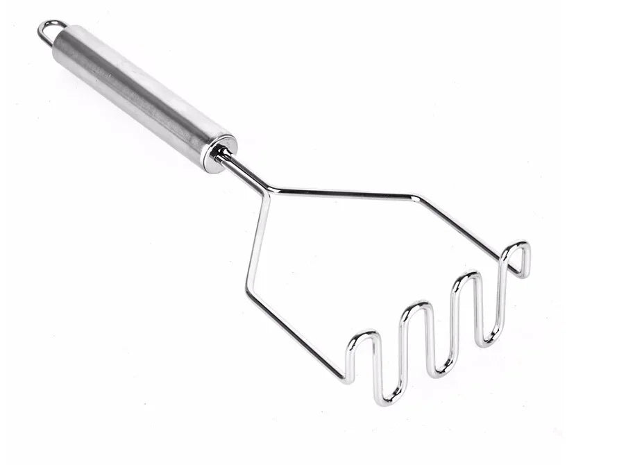 Gadget de cuisine en acier inoxydable, presse-purée de pommes de terre, outil de cuisine, purée de pommes de terre, pression ondulée, accessoires de cuisine 1 pièces l'atelier des ustensiles