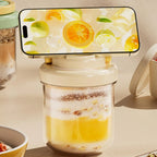 Pot en verre avec couvercle 400ml, tasse de petit déjeuner hermétique anti-fuite avec cuillère, tasses à flocons d'avoine avec couvercles pour Pudding, céréales, salade, collation l'atelier des ustensiles