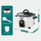 Elecpro Mini cuiseur à riz 3 tasses de riz avec cuiseur vapeur, petit cuiseur vapeur Portable pour aliments, pot intérieur antiadhésif amovible de qualité alimentaire l'atelier des ustensiles