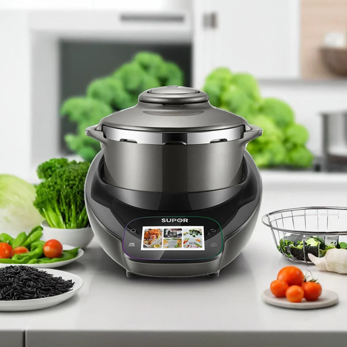 Robot de cuisson automatique SUPOR 220V SY50MT01, grande capacité Cook3 Pro, Machine de Chef intelligente CBA l'atelier des ustensiles