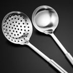 Spatule pratique en acier inoxydable 304, ensemble d'ustensiles de cuisine, outil de cuisine, tourneur fendu, cuillère à riz, louche, outils de cuisine, 5 pièces/ensemble l'atelier des ustensiles