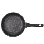 Master Star New Deep Fry Pan High Quality Thicken Made Black Granite Coating Frying Pan Non Stick Induction Cooker l'atelier des ustensiles