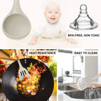 Ensemble de cuisine d'ustensiles en silicone 36 pièces avec support l'atelier des ustensiles