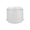 Compartiment à vapeur multifonctionnel en plastique pour micro-ondes et cuisine, couvercle tropical, MELHousehold l'atelier des ustensiles