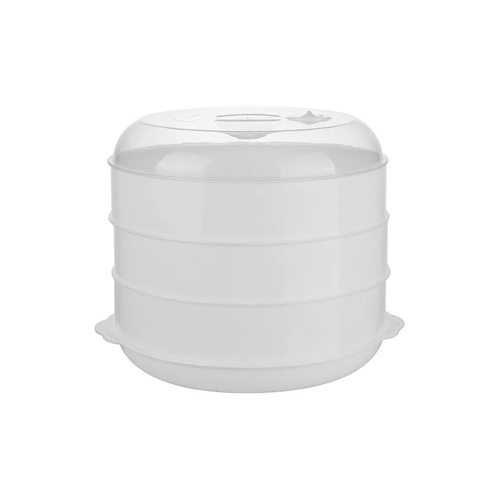 Compartiment à vapeur multifonctionnel en plastique pour micro-ondes et cuisine, couvercle tropical, MELHousehold l'atelier des ustensiles