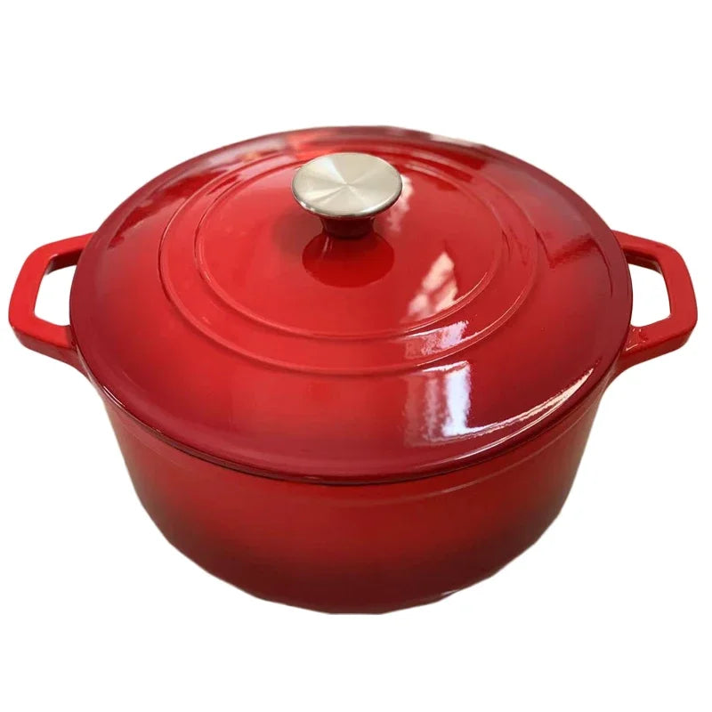 Four hollandais Unique bleu marine de haute qualité, Pot en fonte émaillée avec couvercle, casserole, Casserole, accessoires de cuisine, outils de cuisine l'atelier des ustensiles