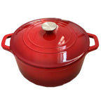 Four hollandais Unique bleu marine de haute qualité, Pot en fonte émaillée avec couvercle, casserole, Casserole, accessoires de cuisine, outils de cuisine l'atelier des ustensiles