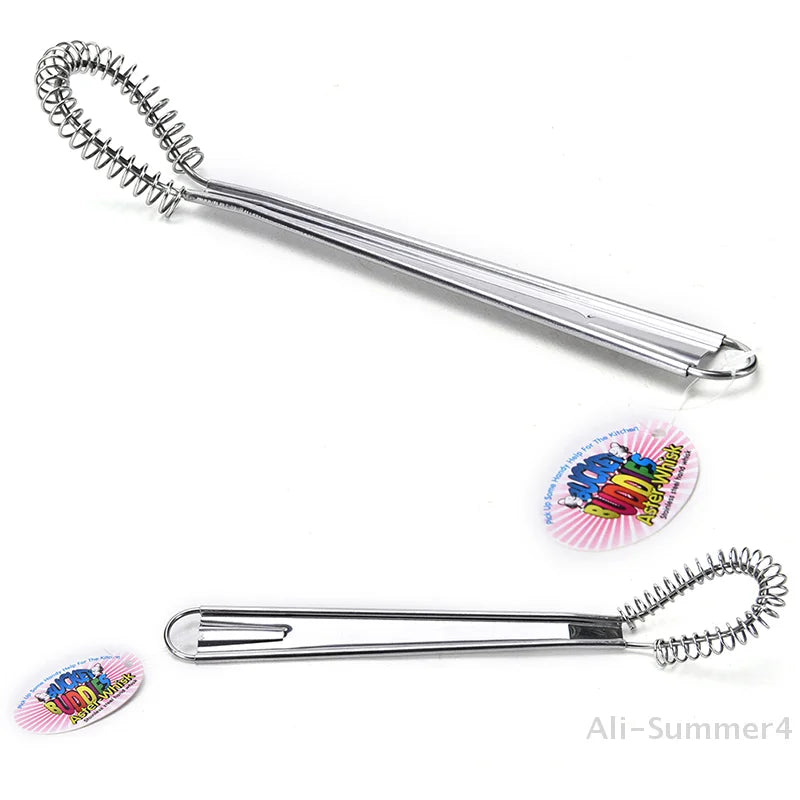 2016 nouveaux outils de cuisine batteur à oeufs en acier Mini fouet mousseur à lait mousseur mélangeur à café mélangeur de Sauce de printemps Accessoire de cuisine l'atelier des ustensiles