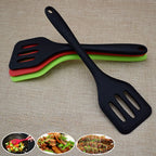 Tourneurs de cuisine en Silicone, Gadgets, spatule, œuf, poisson, poêle à frire, pelle à friture, tourneurs à fente, outils de cuisine, ustensiles de cuisine l'atelier des ustensiles