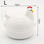 Chaudière à œufs en forme de poulet, cuiseur à vapeur, 4 œufs, 1 œuf, micro-ondes, outil de cuisine, accessoires de cuisine, nouvelle collection l'atelier des ustensiles
