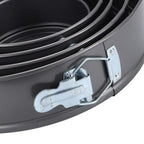 Moule de cuisson antiadhésif en acier au carbone, avec fond amovible, poêle à gâteau étanche, 12/16/20/24/28cm, 1 pièce l'atelier des ustensiles