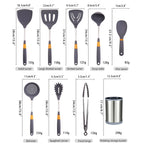 Outil de cuisson en Silicone de qualité supérieure, résistant à la chaleur, agrandir les ustensiles de cuisine avec conception de Support antidérapant et poignée en Silicone l'atelier des ustensiles