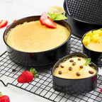 Ensemble de poêles à ressort rondes à revêtement antiadhésif, avec plaque inférieure amovible, moules à gâteaux ronds et en forme de cœur, moule à gâteau au fromage l'atelier des ustensiles