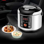 Cuiseur à riz Portable pour voiture, camion électrique 2L, multi-cuiseur, soupe, bouillie, cuisson des aliments, cuiseur vapeur, boîte à déjeuner électrique 12V ou 24V l'atelier des ustensiles