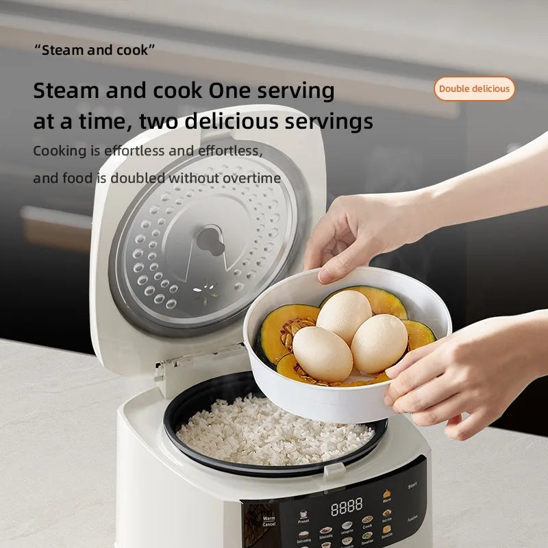 Cuisinière à riz multifonctionnelle avec programmation, 110v22v, cuisinière à riz intelligente pour la maison l'atelier des ustensiles