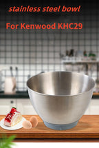 Bol robot en métal pour Kenwood KHC29 prospero, pour bol mélangeur KHC29, bol en acier inoxydable, accessoires de robot culinaire Chef Elite l'atelier des ustensiles