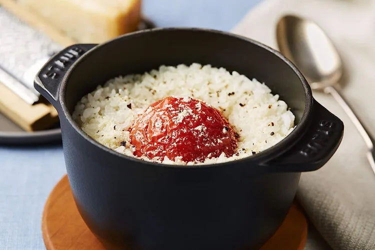 Casserole à riz en fonte, cuiseur à riz de 16cm, four hollandais noir, marmite à ragoût Applicable à la cuisson du riz et des ustensiles de cuisine de 1.5 litres l'atelier des ustensiles