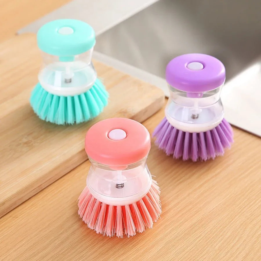 Brosse à récurer la vaisselle avec poils rigides – Brosse de nettoyage de cuisine pour casseroles et poêles l'atelier des ustensiles