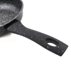 Master Star New Deep Fry Pan High Quality Thicken Made Black Granite Coating Frying Pan Non Stick Induction Cooker l'atelier des ustensiles
