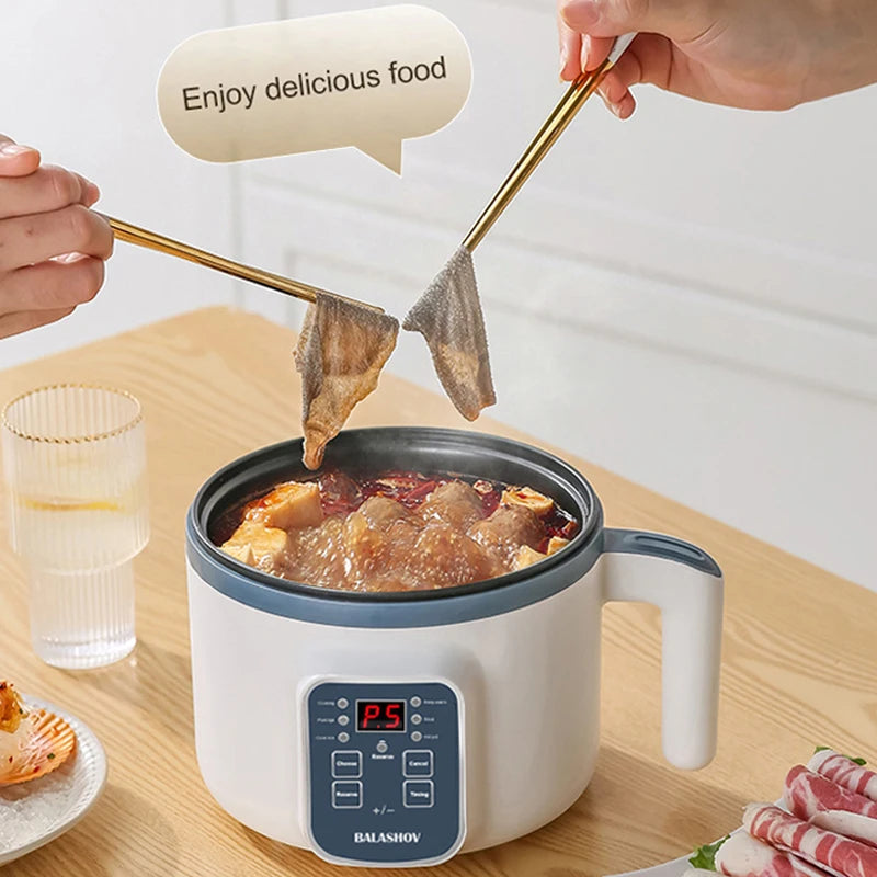 Cuiseur à riz électrique 1,7 l, simple, Double couche, 220V, multi-cuiseur antiadhésif, multicuiseur mécanique intelligent, Pot de riz à la vapeur pour la maison l'atelier des ustensiles