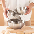 Ensemble de bols à mélanger en acier inoxydable, 3 pièces, utilisé pour la cuisine, la pâtisserie et le service, la cuisine/sélange, la tasse à mesurer pour la cuisson l'atelier des ustensiles