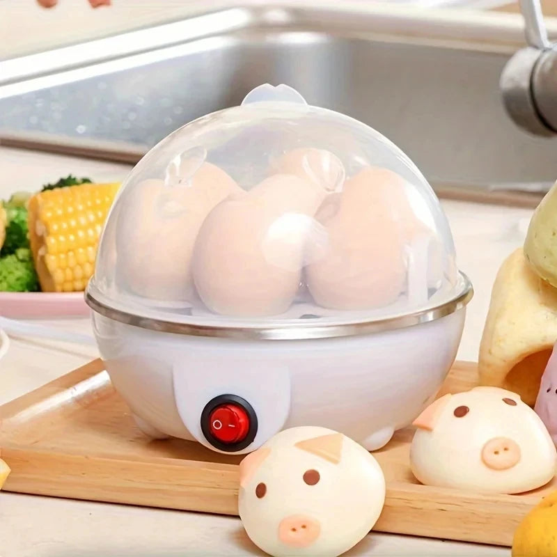 Cuiseur à œufs multifonctionnel, mise hors tension automatique à la maison, 7 œufs, crème à la vapeur, Machine à œufs durs, artefact de petit déjeuner l'atelier des ustensiles
