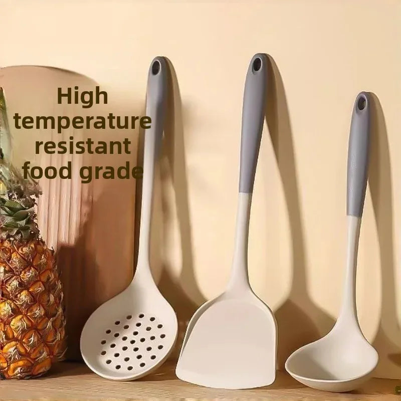 Large spatule en Silicone, tourneur de pelle antiadhésive, spatule à poisson, large tourneur Flexible pour ustensiles de cuisine antiadhésifs, œuf l'atelier des ustensiles