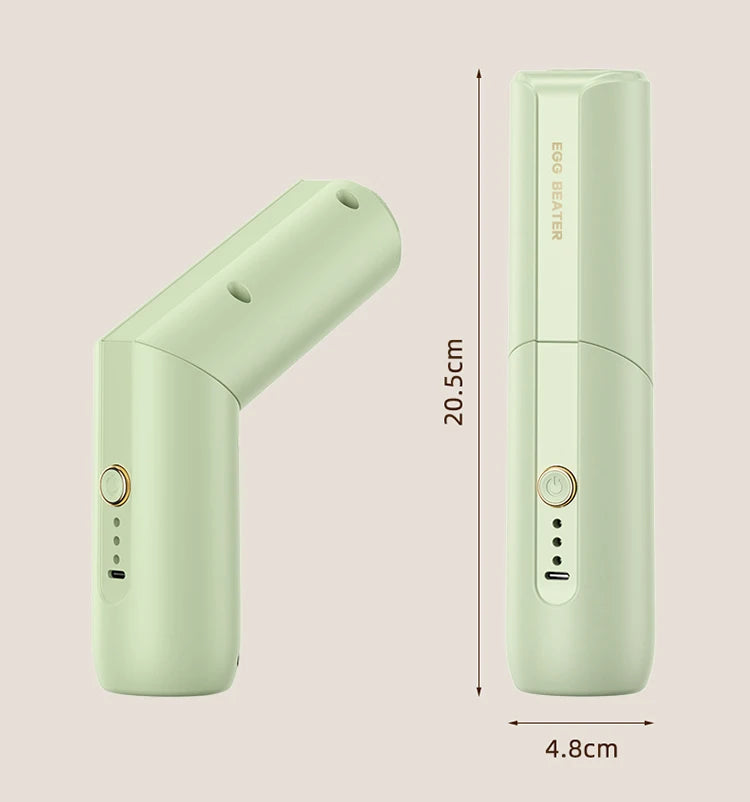 Collapsiblemb Sans Fil Portable USB Recharge Électrique De Poche Mélangeur Ménage Gâteau Crème Batteur Envoyer Deux Têtes De Mélange l'atelier des ustensiles