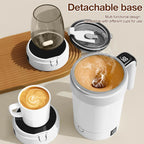 Tasse à agitation automatique tasses à agitation électrique rechargeables mélangeur magnétique tasse à café en acier inoxydable gobelet magnétique rotatif l'atelier des ustensiles