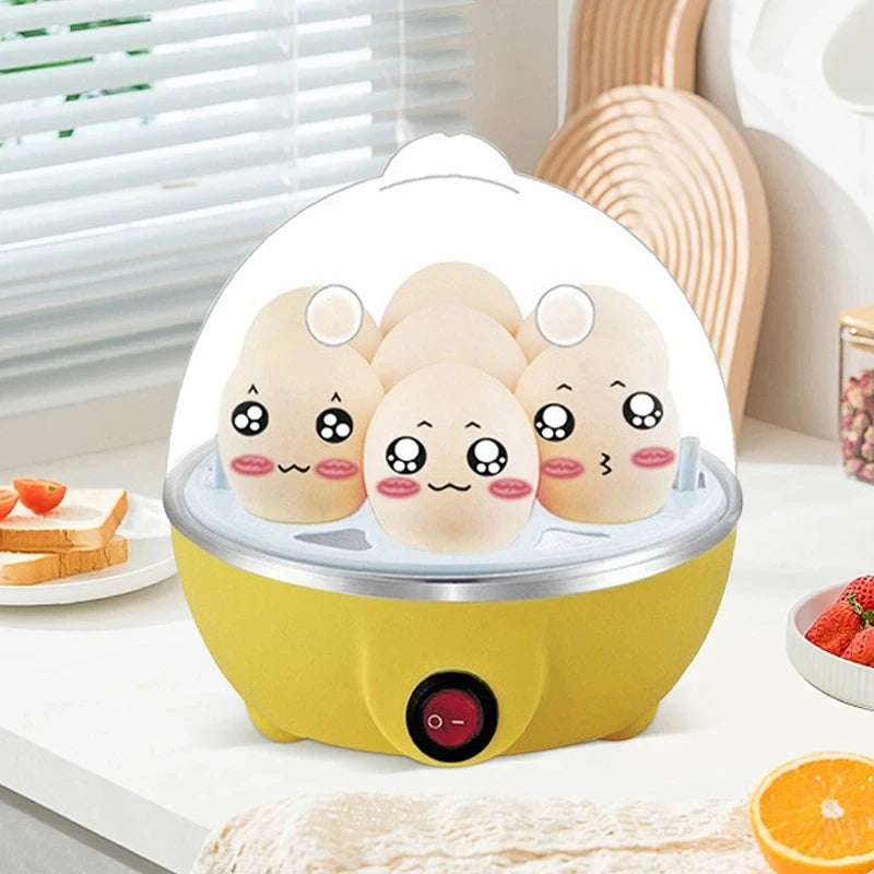 Cuiseur à œufs multifonctionnel, mise hors tension automatique à la maison, 7 œufs, crème à la vapeur, Machine à œufs durs, artefact de petit déjeuner l'atelier des ustensiles