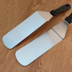 Grattoir de cuisine en acier inoxydable, spatule de cuisson, plaque de Barbecue, spatule à Hamburger, ustensiles de cuisine l'atelier des ustensiles