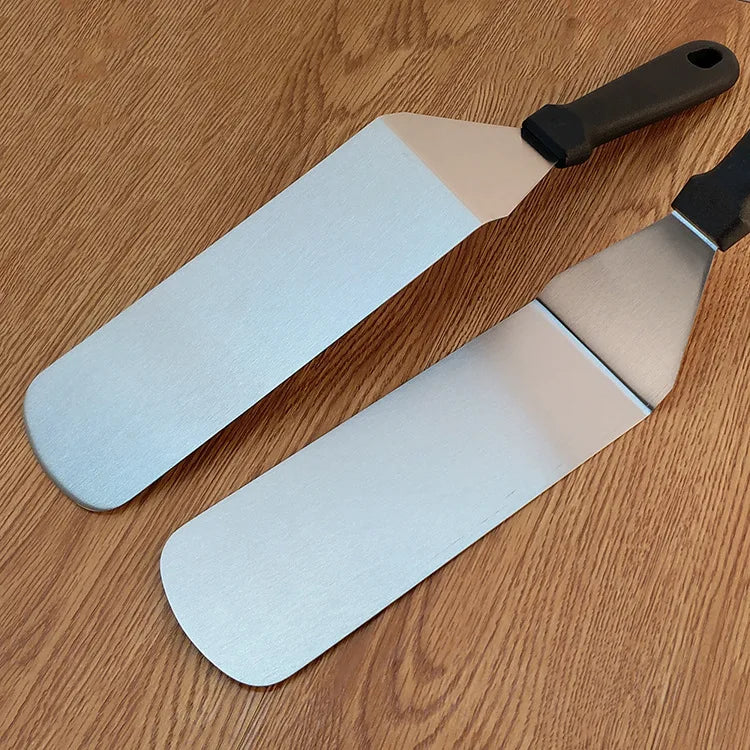 Grattoir de cuisine en acier inoxydable, spatule de cuisson, plaque de Barbecue, spatule à Hamburger, ustensiles de cuisine l'atelier des ustensiles