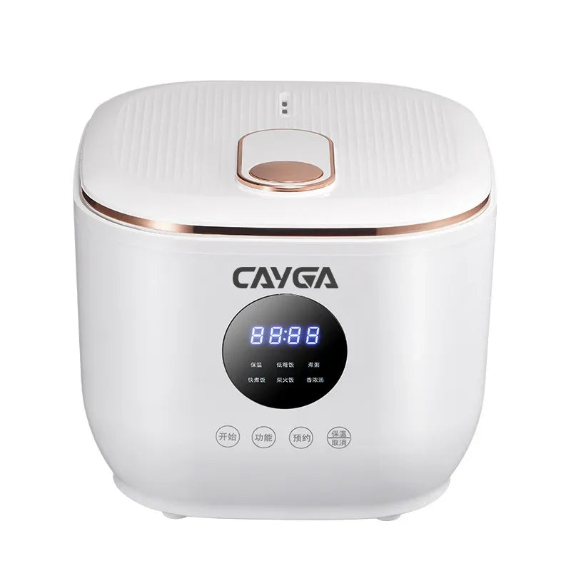 Cuiseur à riz électrique numérique intelligent multifonction 3L, Mini cuiseur à riz avec revêtement antiadhésif, Pot intérieur en céramique, séparation du riz et de la soupe l'atelier des ustensiles