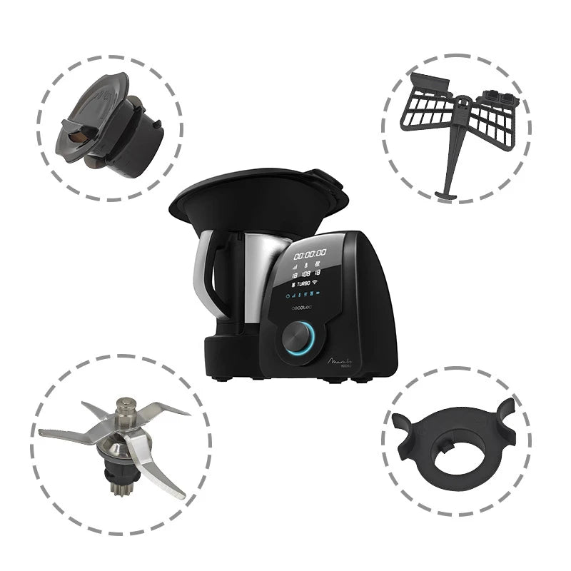Couvercle de tasse à mesurer unique pour machine de cuisine Cecotec Mambo ; Accessoires essentiels pour robots de cuisine l'atelier des ustensiles