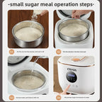 Cuiseur à riz électrique numérique intelligent multifonction 3L, Mini cuiseur à riz avec revêtement antiadhésif, Pot intérieur en céramique, séparation du riz et de la soupe l'atelier des ustensiles