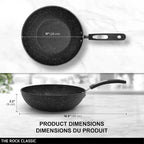 Poêle à frire antiadhésive de 11 pouces - Durable et forgée - Compatible four - Facile à nettoyer - Noir l'atelier des ustensiles