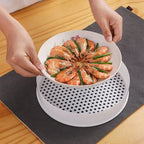 Compartiment à vapeur multifonctionnel en plastique pour micro-ondes et cuisine, couvercle tropical, MELHousehold l'atelier des ustensiles