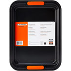 Petit plateau Bg antiadhésif en acier au carbone, 32,2 x 24 x 2,58 cm, noir mat, 46078320010000 l'atelier des ustensiles